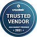 Recognition - crozdesk trusted vendor badge