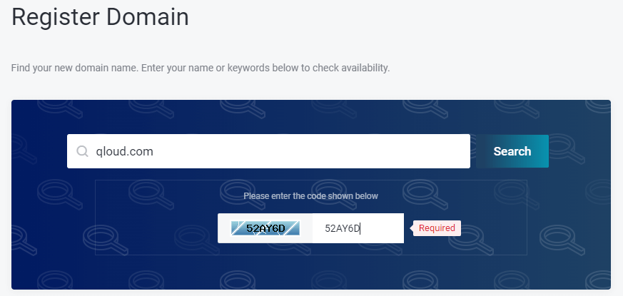 Register a Domain Name