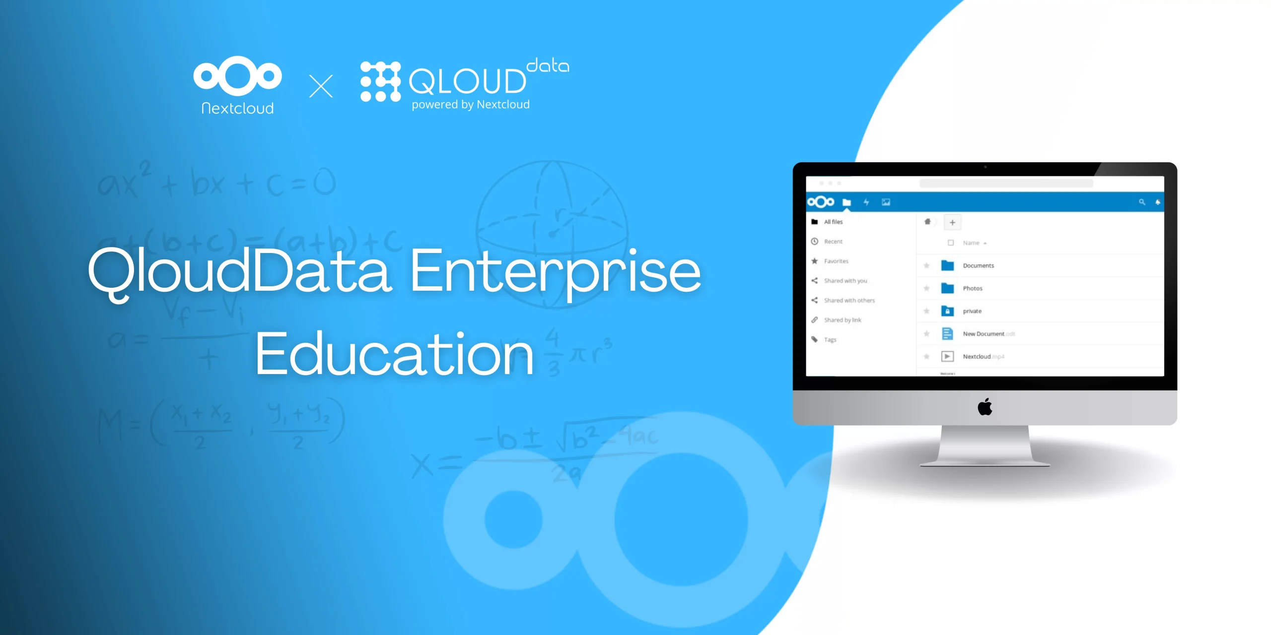 Qloud Data powered by Nextcloud Enterprise now offers a special program for all educational institutions